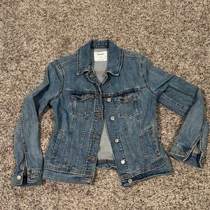 Old Navy Medium Blue Denim Trucker Jacket